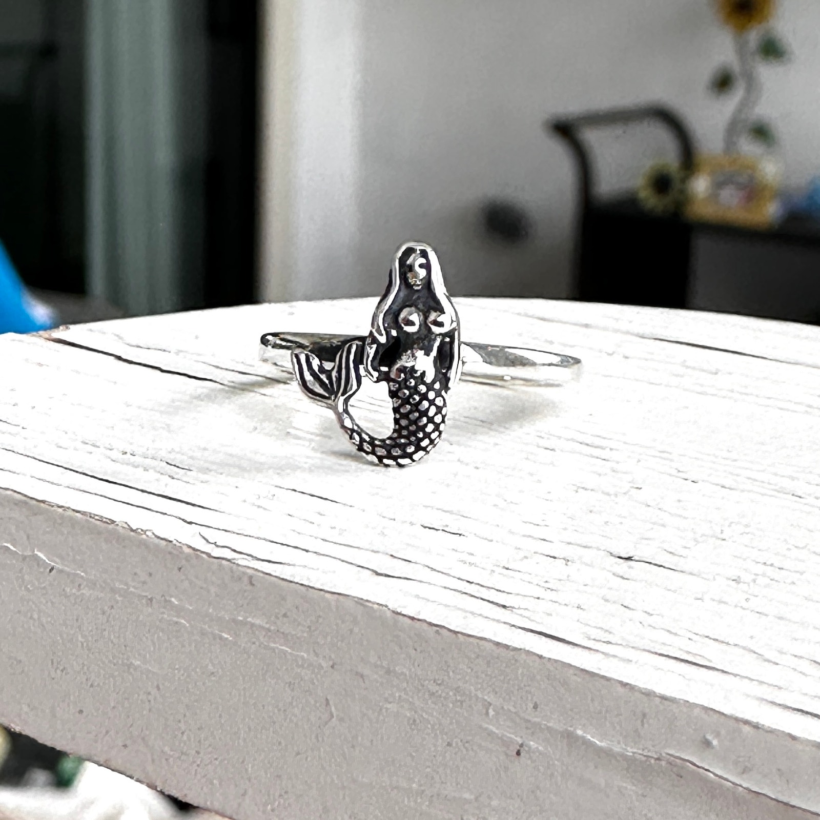 Mermaid Sterling Silver Toe Ring Mermaid Sterling Silver Toe Ring